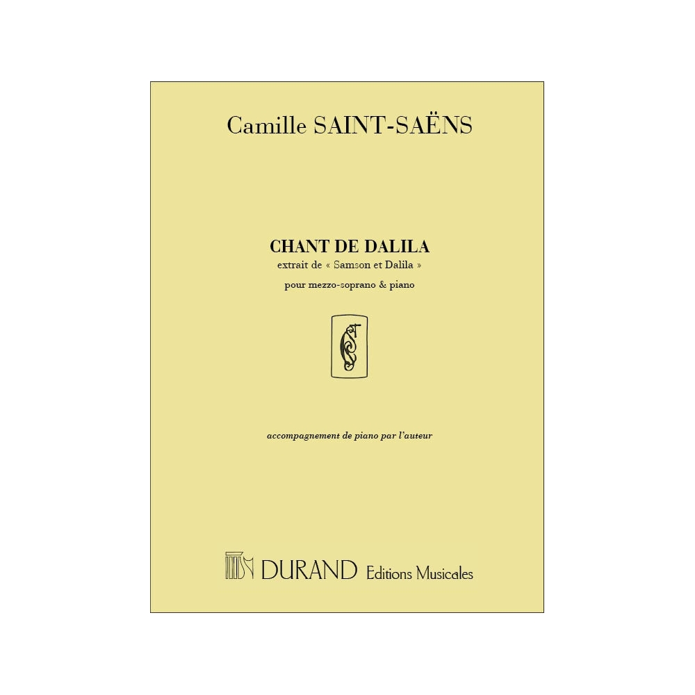Saint-Saëns, Camille - Samson Et Dalila no6 Chant de Galila in E