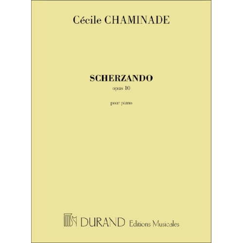 Chaminade, Cécile - Scherzando, Opus 10, Pour Piano