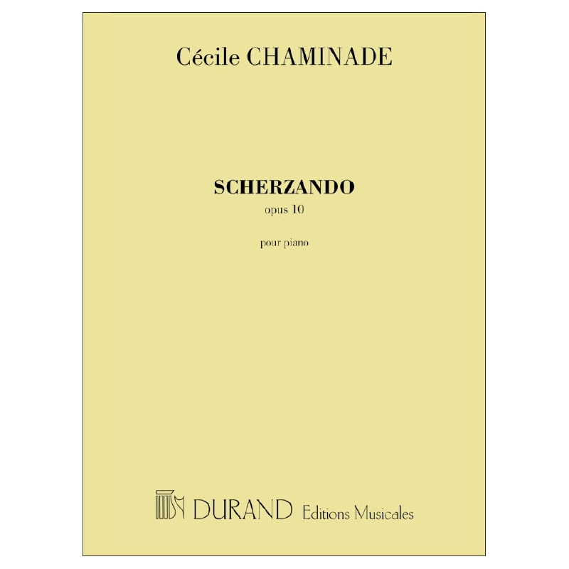 Chaminade, Cécile - Scherzando, Opus 10, Pour Piano
