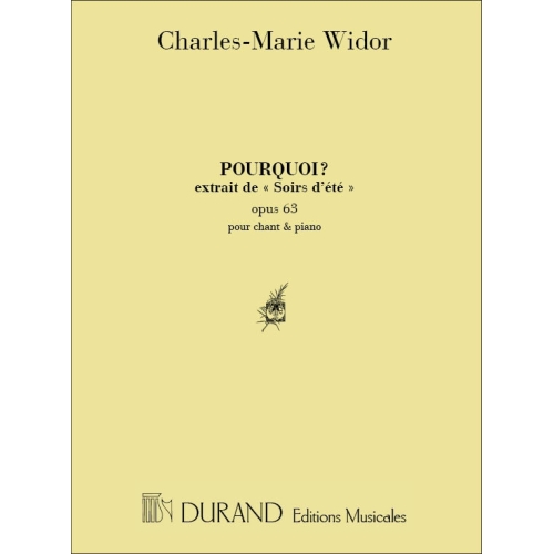 Widor, Charles-Marie -...