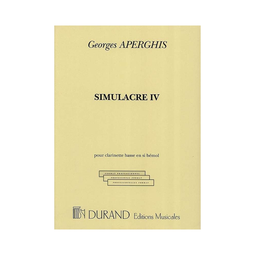 Aperghis, Georges - Simulacre IV