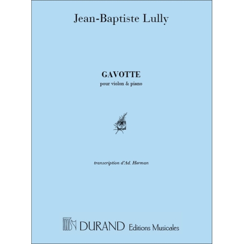Lully, Jean-Baptiste - Gavotte Violon-Piano