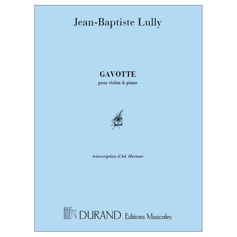 Lully, Jean-Baptiste - Gavotte Violon-Piano