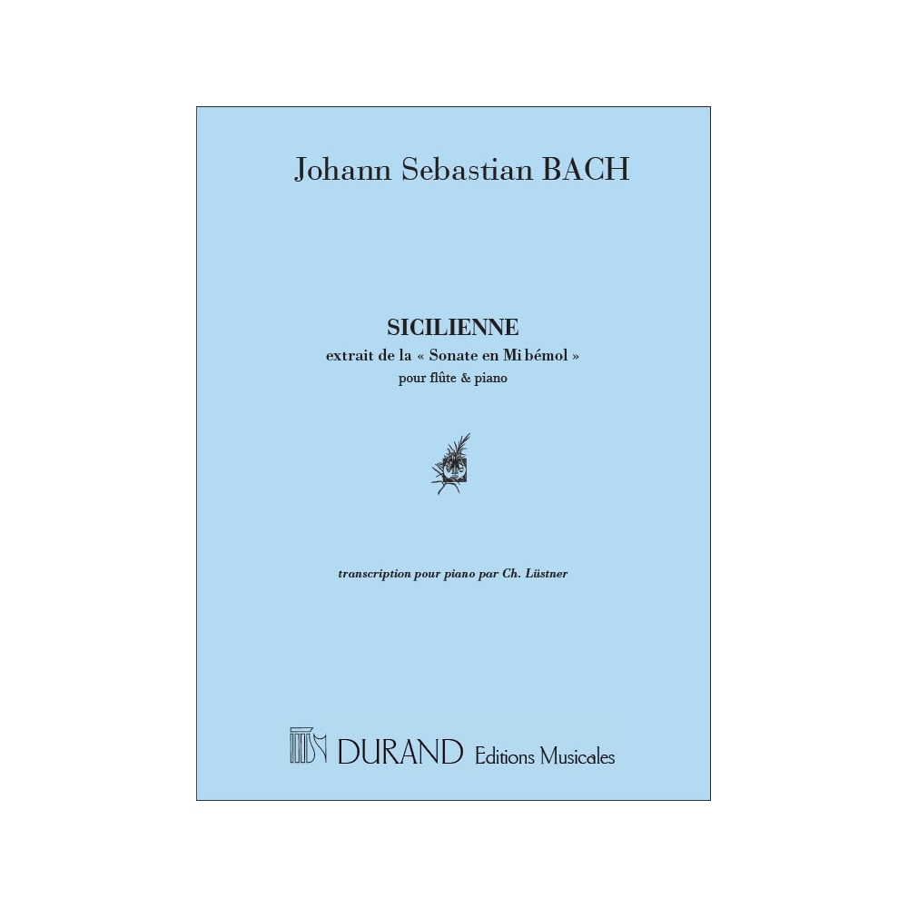 Bach, J.S - Sicilienne Extrait de la "Sonate en Mi bémol"