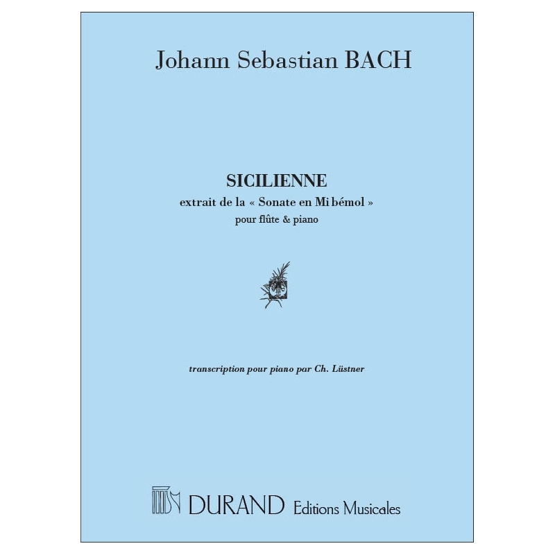 Bach, J.S - Sicilienne Extrait de la "Sonate en Mi bémol"