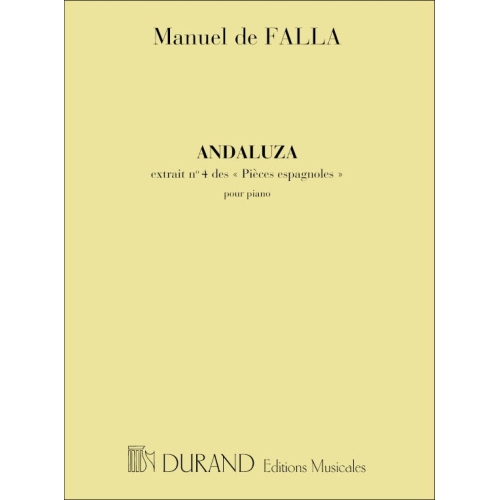 Falla, Manuel - Andaluza Piano