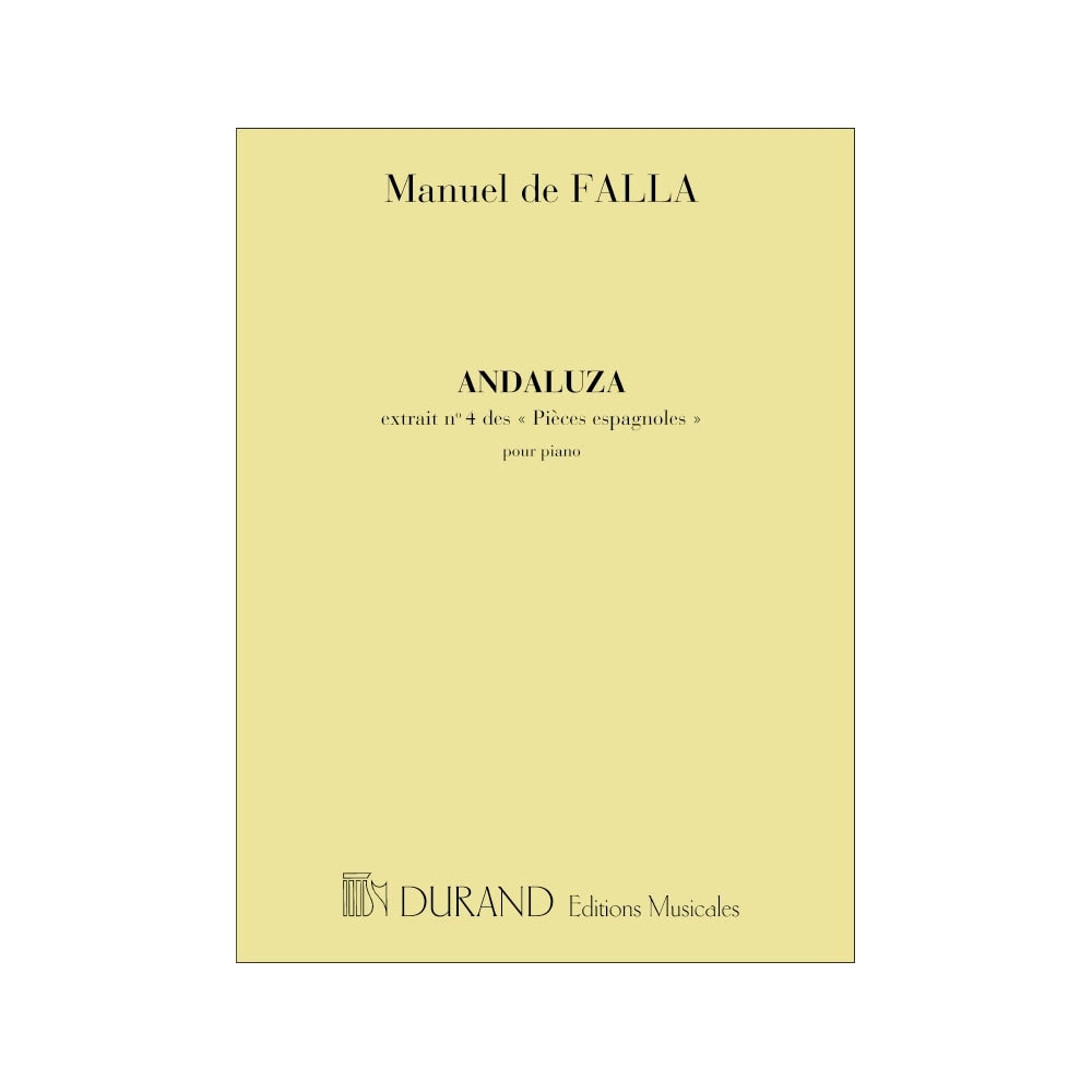 Falla, Manuel - Andaluza Piano