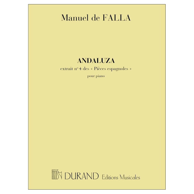 Falla, Manuel - Andaluza Piano
