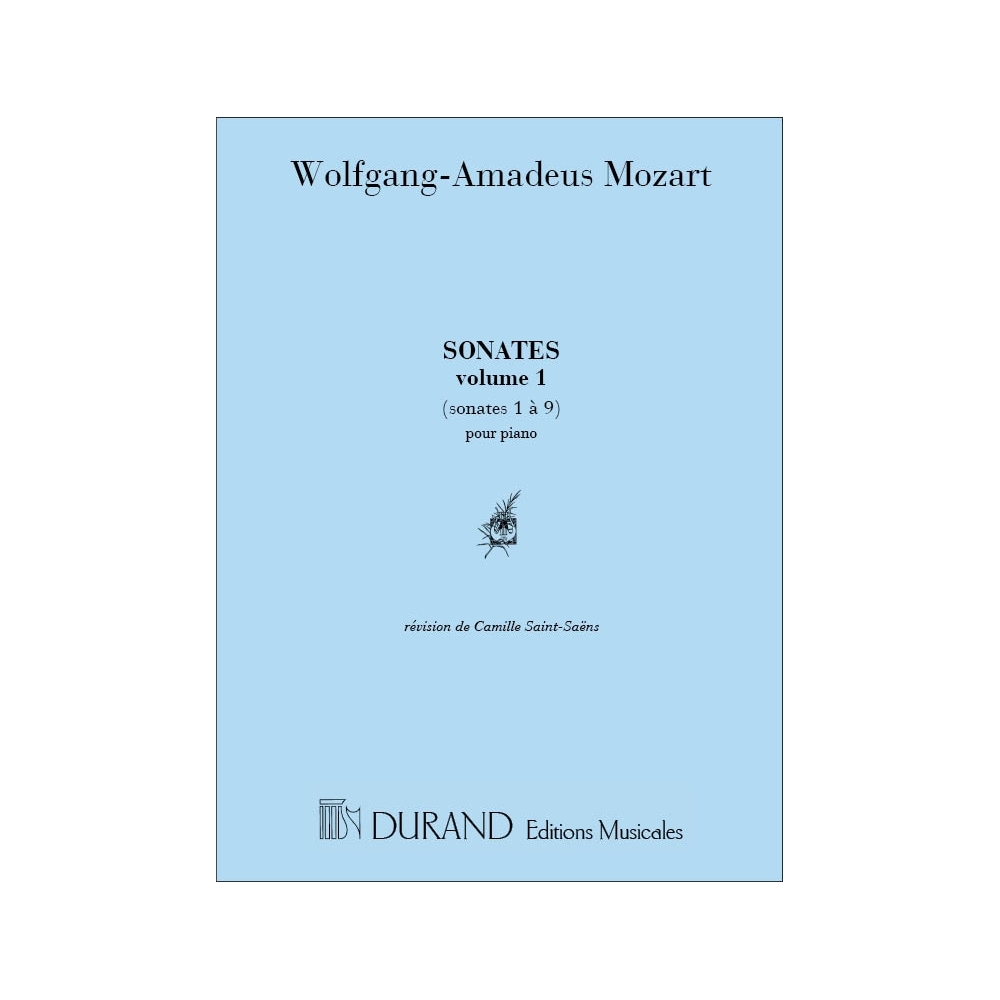 Wolfgang Amadeus Mozart - Sonates (N. 1-9) Revision Par Camille Saint Saens