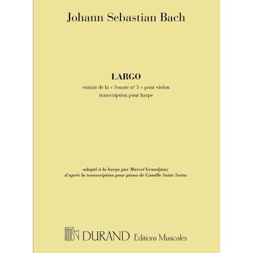 Bach, J.S - Largo Harpe...