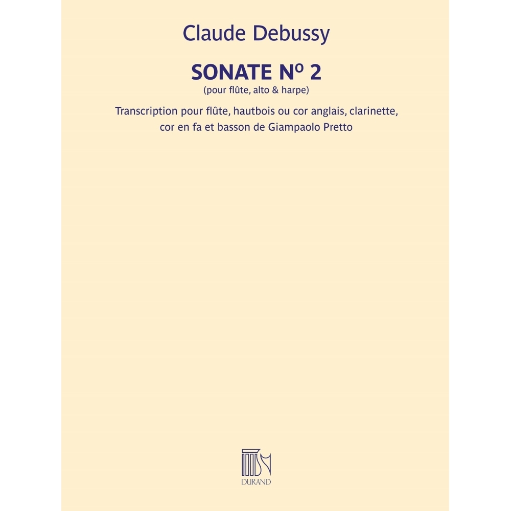 Debussy, Claude - Sonate n. 2 pour flûte, alto & harpe