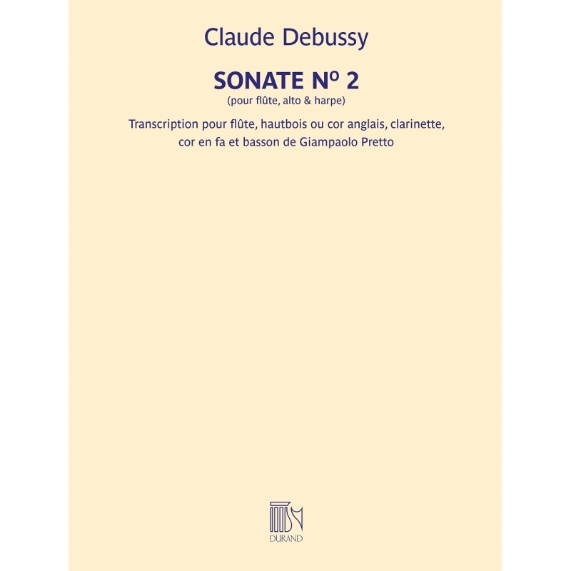 Debussy, Claude - Sonate n. 2 pour flûte, alto & harpe