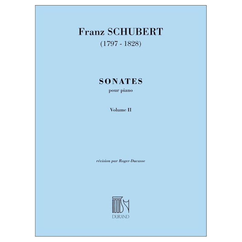 Schubert, Franz - Sonates, Pour Piano - Vol. 2 (Ducasse)