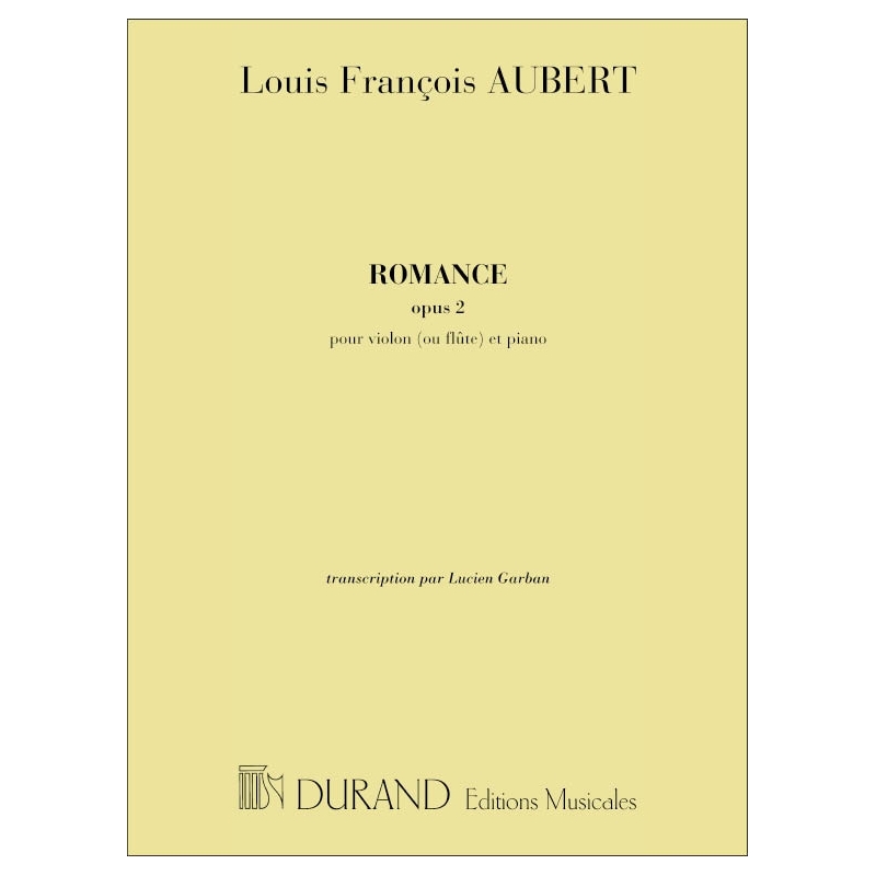 Aubert, Louis - Romance Fl. Ou Vl-Piano