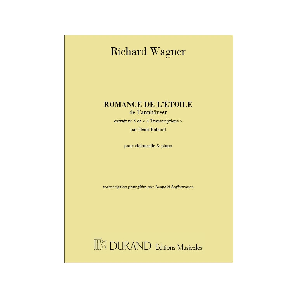 Wagner, Richard - Romance A L'Etoile Fl-Piano