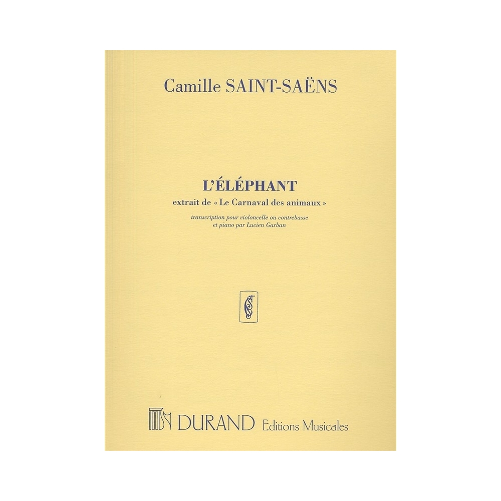 Saint-Saëns, Camille - L'elephant transcription par Lucien Garban no 5