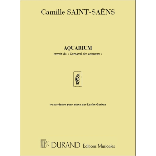 Saint-Saëns, Camille - Aquarium transcription - par Lucien Garban no 7