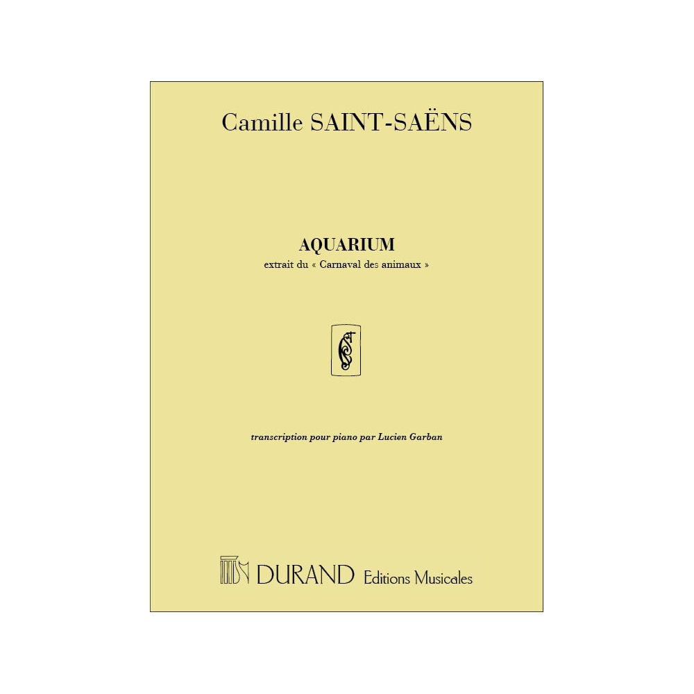 Saint-Saëns, Camille - Aquarium transcription - par Lucien Garban no 7
