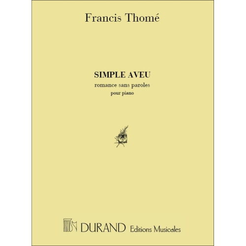 Thomé, Francis - Simple...
