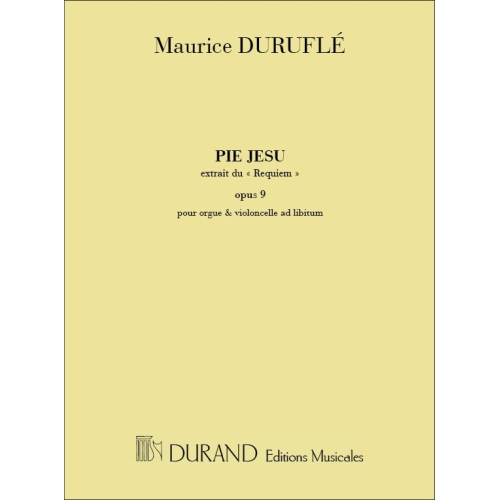 Duruflé, Maurice - Pie Jesu