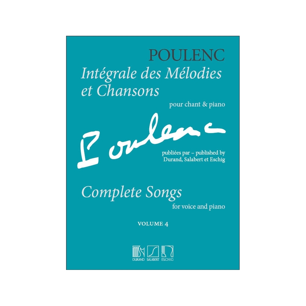 Poulenc: Complete Songs 4