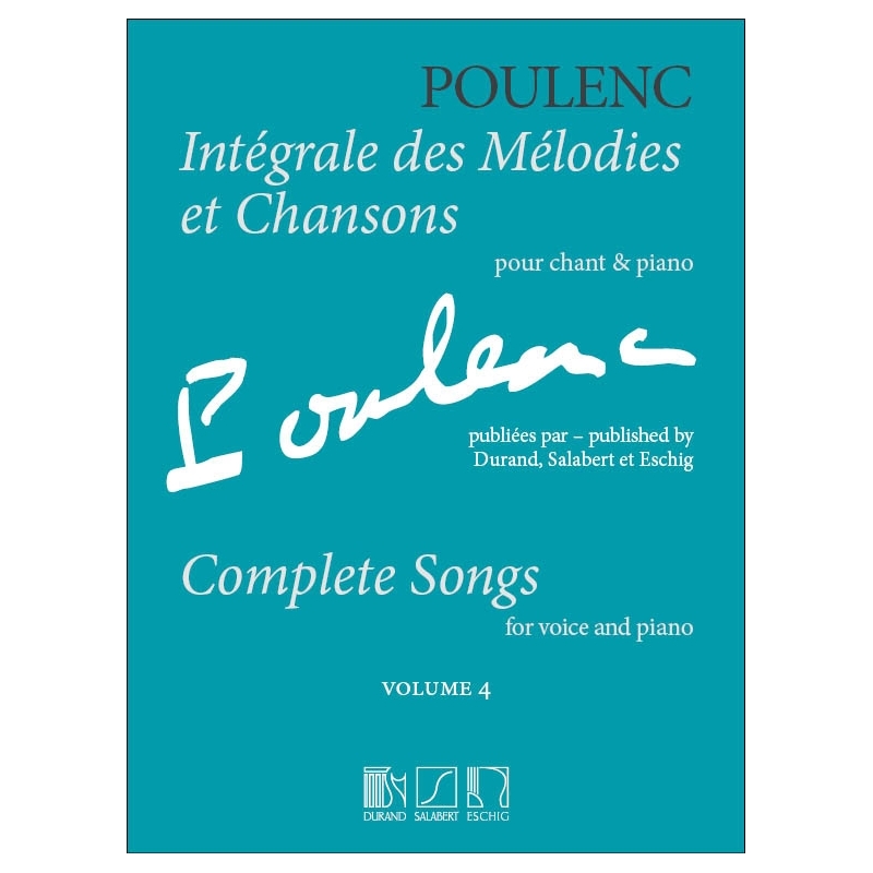 Poulenc: Complete Songs 4