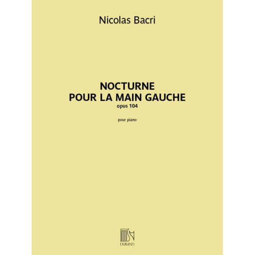Bacri, Nicolas - Nocturne...