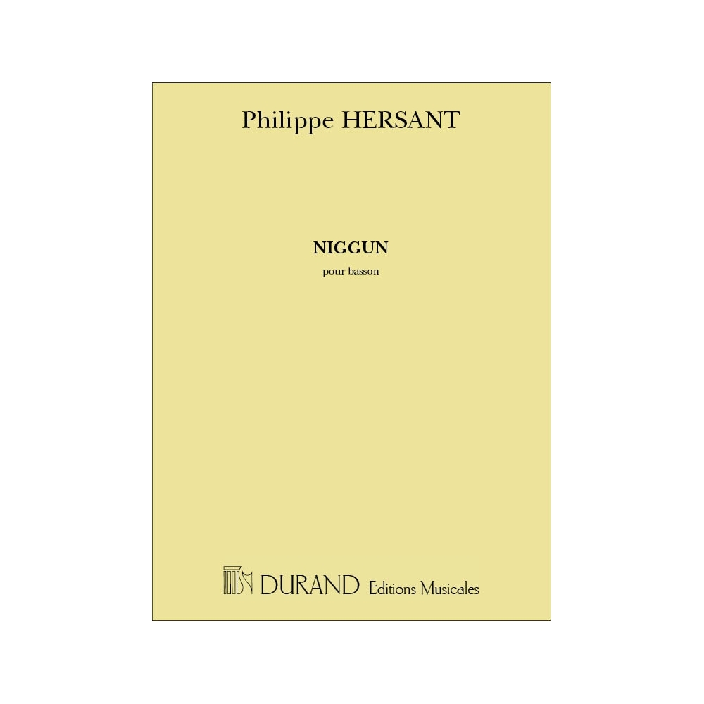 Hersant, Philippe - Niggun