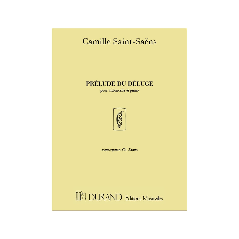 Saint-Saëns, Camille - Prelude Le Deluge Vlc-Piano