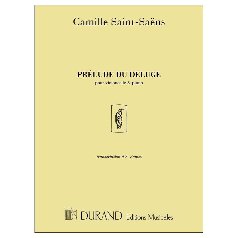 Saint-Saëns, Camille - Prelude Le Deluge Vlc-Piano