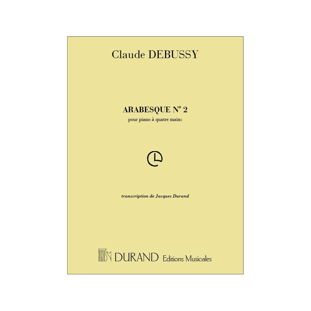Debussy, Claude - Arabesque N 2 4 Mains