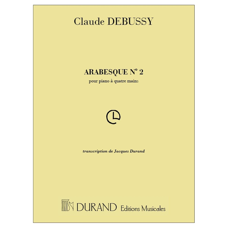 Debussy, Claude - Arabesque N 2 4 Mains