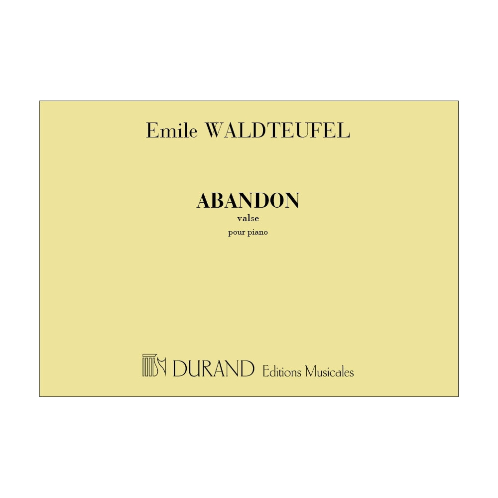 Waldteufel, Emile - Abandon Piano