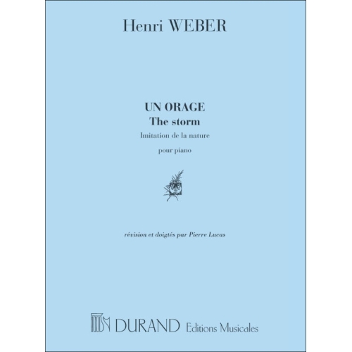 Weber, Henri - Un Orage Piano