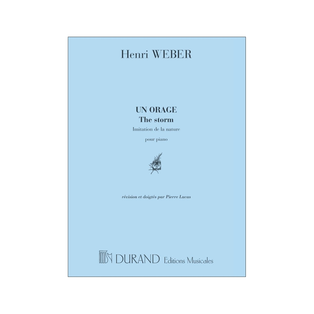 Weber, Henri - Un Orage Piano