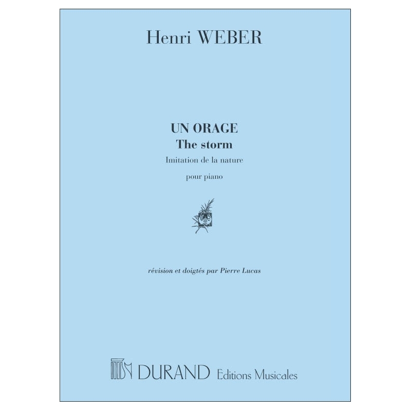 Weber, Henri - Un Orage Piano
