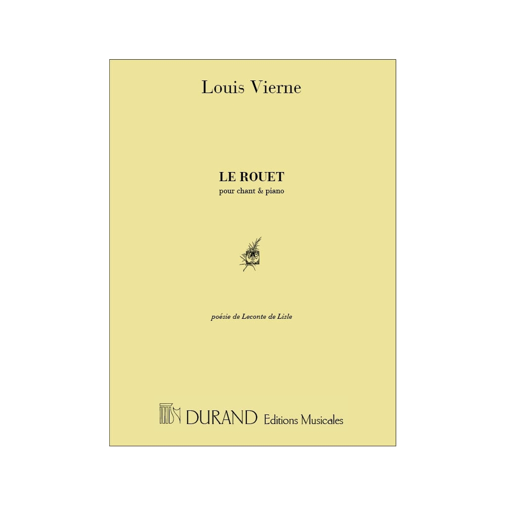 Vierne, Louis - Le Rouet Soprano-Piano
