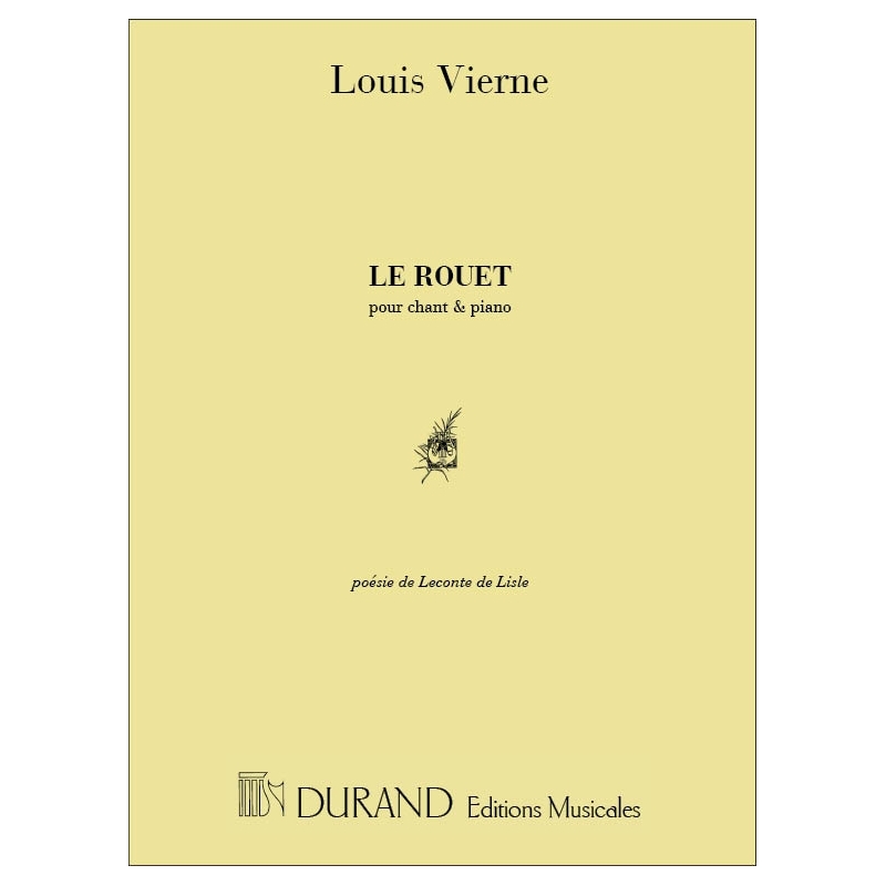 Vierne, Louis - Le Rouet Soprano-Piano
