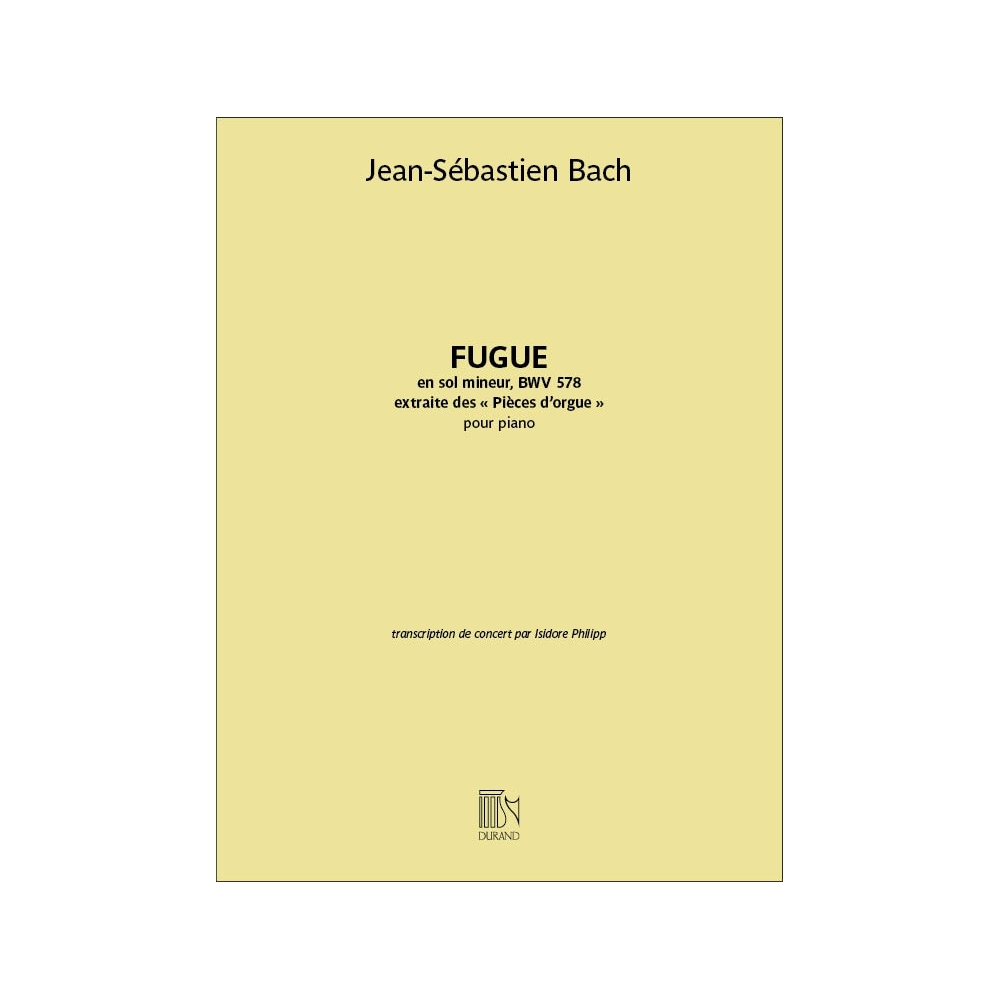 Bach, J.S - Fugue En Sol Mineur, Bwv 578