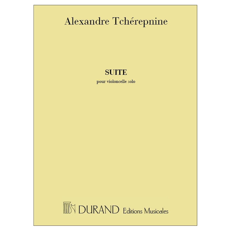 Tcherepnin, Alexander - Suite Violoncelle Seul