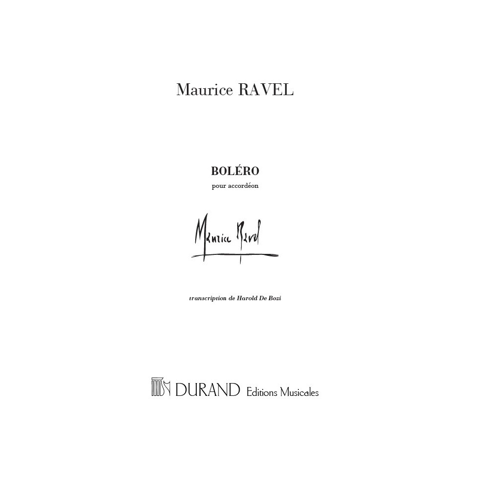 Ravel, Maurice - Boléro