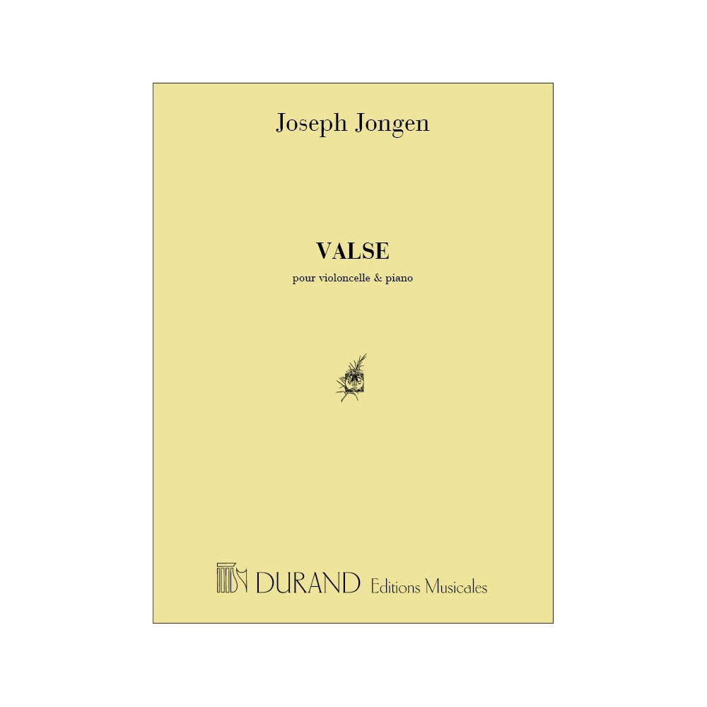 Jongen, Joseph - Valse Violoncelle-Piano