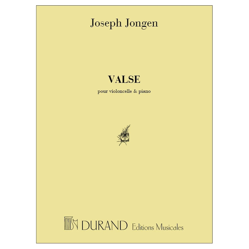 Jongen, Joseph - Valse Violoncelle-Piano