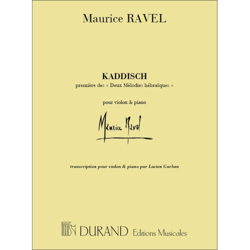 Ravel, Maurice - Kaddisch