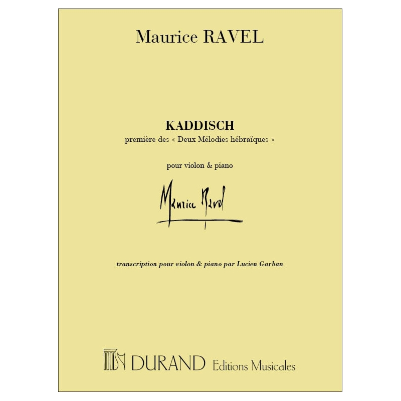 Ravel, Maurice - Kaddisch
