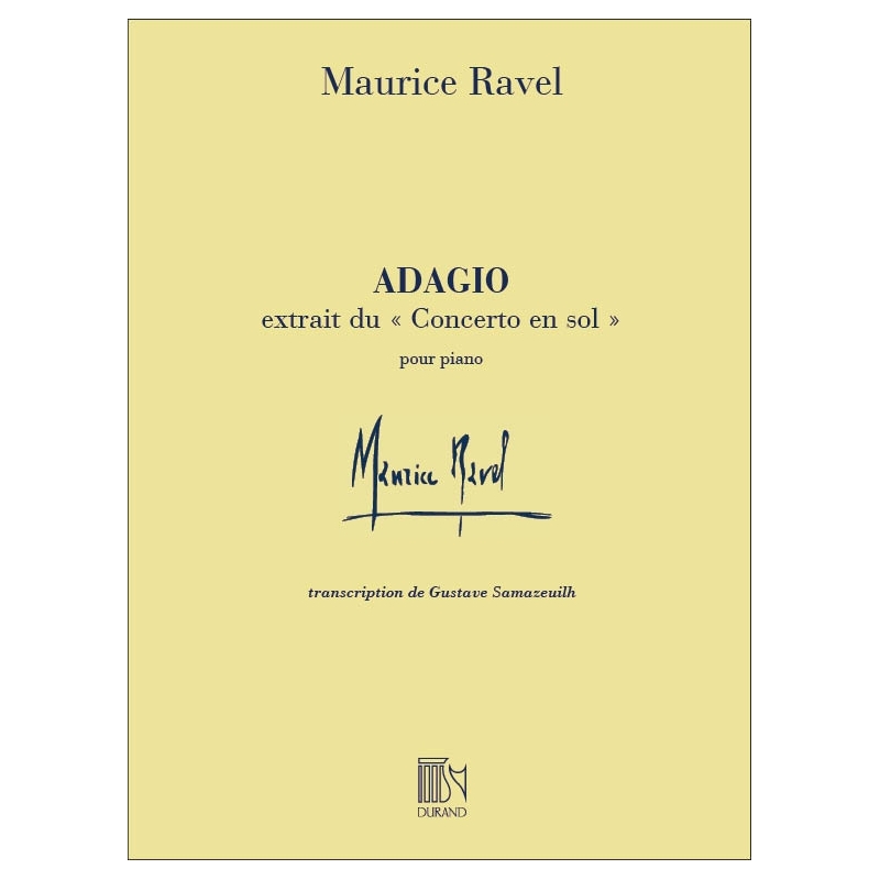 Ravel, Maurice - Adagio assai (from Concerto in G-major)