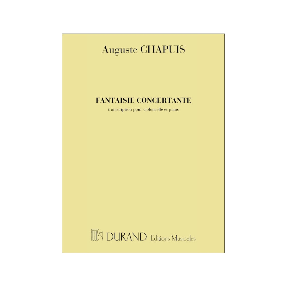 Chapuis, Auguste - Fantaisie Conc. Vlc-Piano