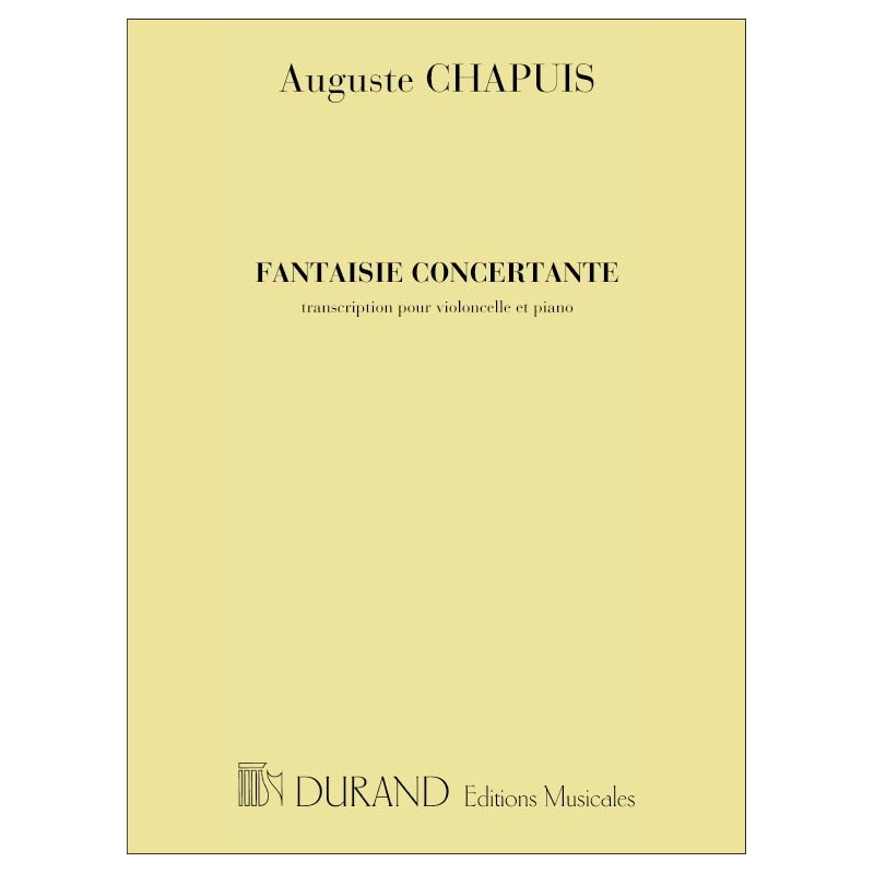 Chapuis, Auguste - Fantaisie Conc. Vlc-Piano