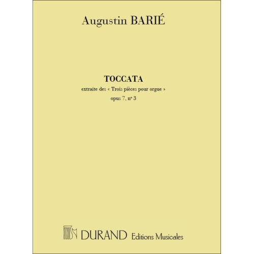 Barié, Augustin - Toccata...