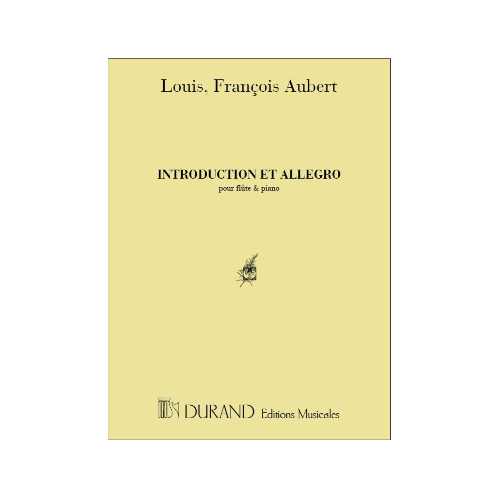 Aubert, L. - Introduction Et Allegro Pour Flute Et Piano